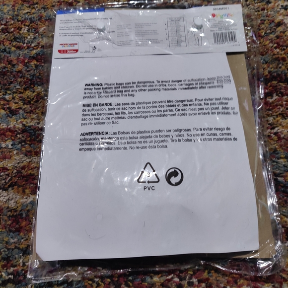 Disney Mickey Mouse size 2t Kids Costume - Red and Black Great For Halloween - Picture 7 of 7